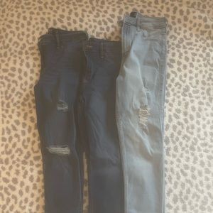 3 Hollister jeggings, all new without tags.